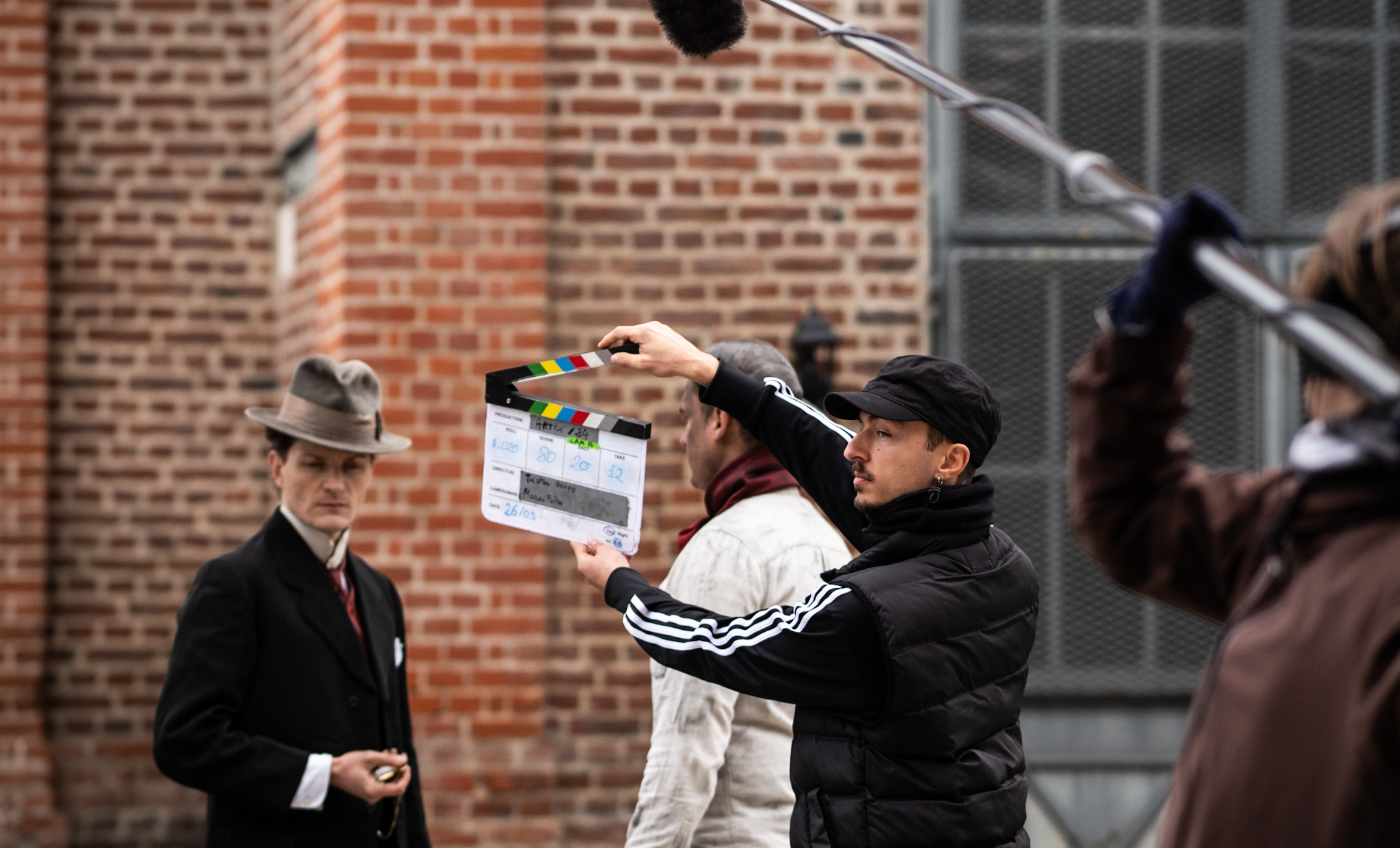Photo du tournage à Fiction