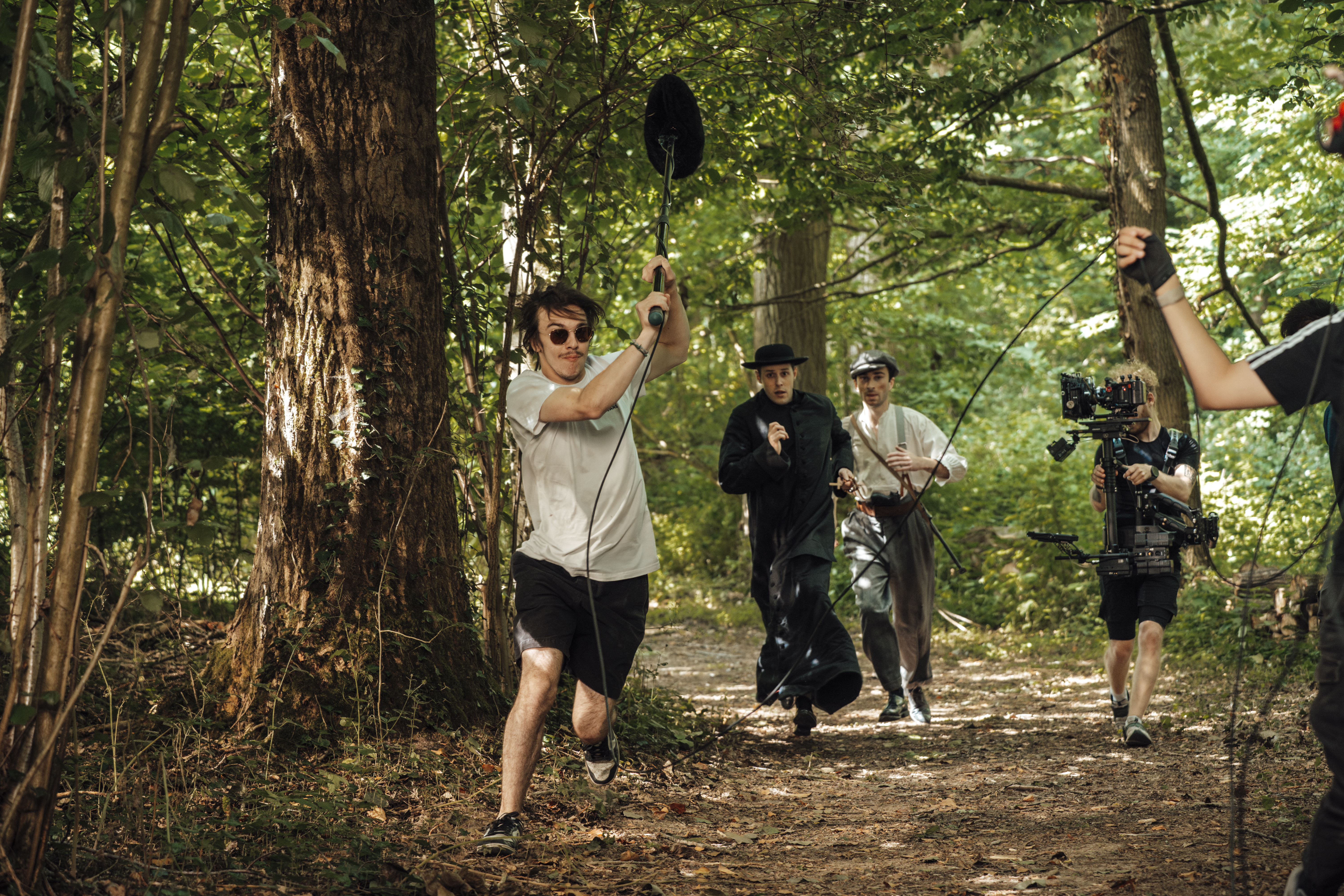 Photo du tournage à Fiction